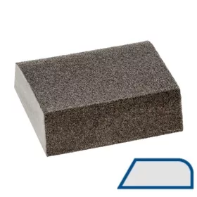   93307310 - Sarokcsiszoló szivacs alumínium-oxid P080 100x68x26mm