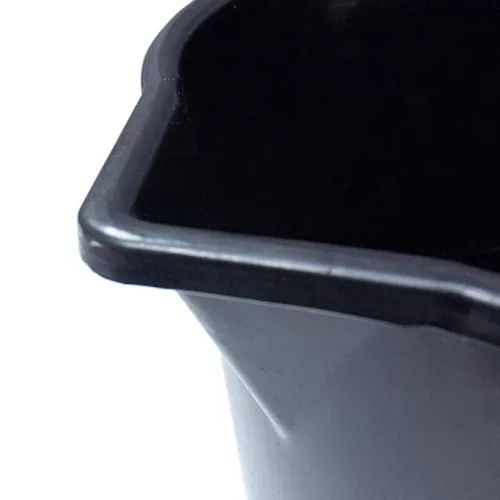 E-10345 - Építő-/habarcsvödör, erősített, kiöntőnyílással, műanyag 12L